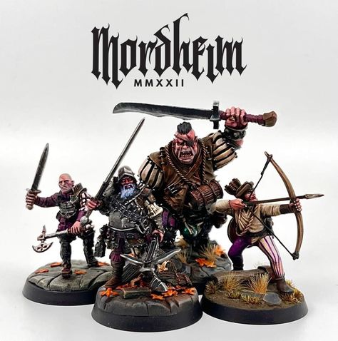 Mordheim Warband, Warhammer Empire, Dnd Minis, Warhammer Aos, D&d Miniatures, Fantasy Battle, Miniature Wargaming, Warhammer 40k Miniatures, Fantasy City