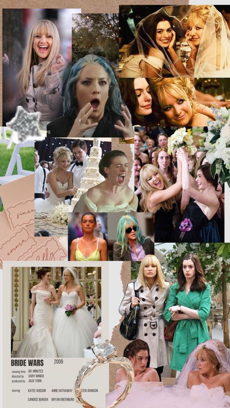 bride wars 💍 #bridewars #movie #film #filmspread Bride Wars Aesthetic, Bride Wars Movie, Bridesmaids Movie, Darcy Pride And Prejudice, Bride Wars, Rom Coms, Y2k Nostalgia, Girly Movies, Mr Darcy