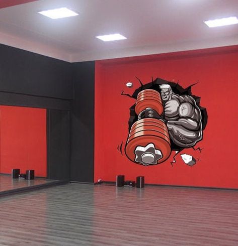 Buy Gym Athlete Sport Bodybuilding Wall Decal, Wall Vinyl Decal Home Decor Art Sticker Sports Gym Fitness Retro Room Removable GD97 Online in India - Etsy Gym Mural, Spiderman Wall Decals, Gym Wall Stickers, Fitness Backgrounds, Gym Wall Decal, Gym Wall Decor, Gym Wallpaper, Gym Art, Animal Wall Decals