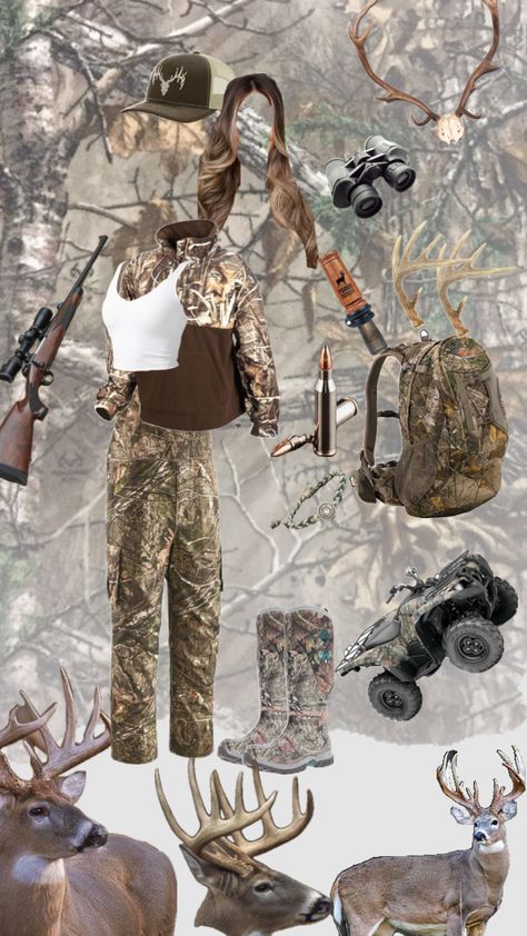 Deer Hunting Aesthetic, Deer Hunting Outfit, Hunting Outfits, Hunting Aesthetic, Cute Cowgirl Outfits, Casual Country Outfits, Hunting Girls, Southern Outfits, Country Style Outfits