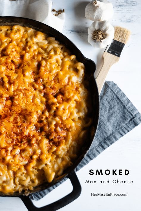 Smoked Mac And Cheese, Homemade Coleslaw, Asiago Cheese, Smoker Recipes, Mac N Cheese Recipe, Asiago, Picnic Food, Sharp Cheddar Cheese, Recipe Steps