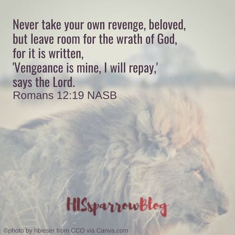 Dealing with Difficult People: 4 Simple Lessons - HISsparrowBlog Vengeance Quotes Bible, Strength Lord Quotes, Vengeance Is The Lords, Vengeance Is Mine Says The Lord Quotes, Vengeance Bible Verse, God's Vengeance Quotes, Roman 12:19, God Revenge Quotes, Bible Verse About Karma