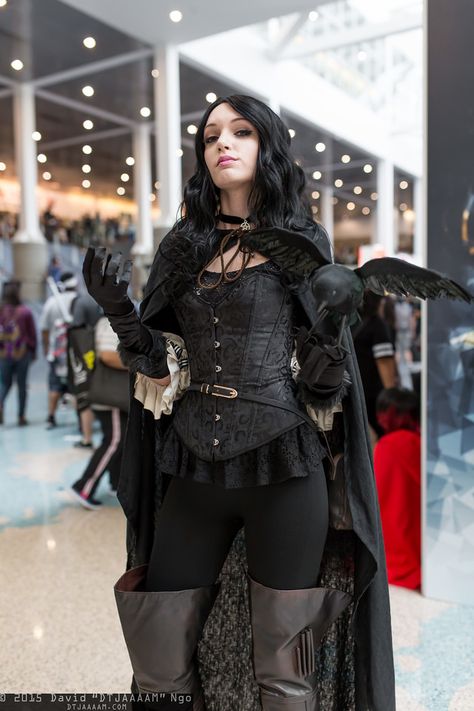 Yennefer Witcher Dress, Yennefer Cosplay, Barbarian Woman, Witch Cosplay, Yennefer Of Vengerberg, Steampunk Cosplay, Anime Expo, Expo 2015, Steampunk Costume