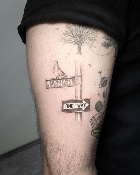 MR.K on Instagram: “Waverly Place in New York City✨ #mrktattoo” Ny Tattoo Ideas, Ny Tattoo, New York Tattoo, K Tattoo, City Tattoo, 3 Tattoo, Owl Tattoo Design, Waverly Place, Places In New York