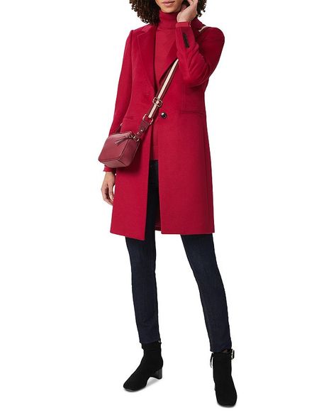 Kate Middleton Meets with Students for Science Lesson in Pink Hobbs Coat - Dress Like A Duchess Hobbs Coat, White Lab Coat, Noble Lady, Red Wool Coat, Hobbs London, Science Lesson, Black Wool Coat, Wool Coat Women, White Lab