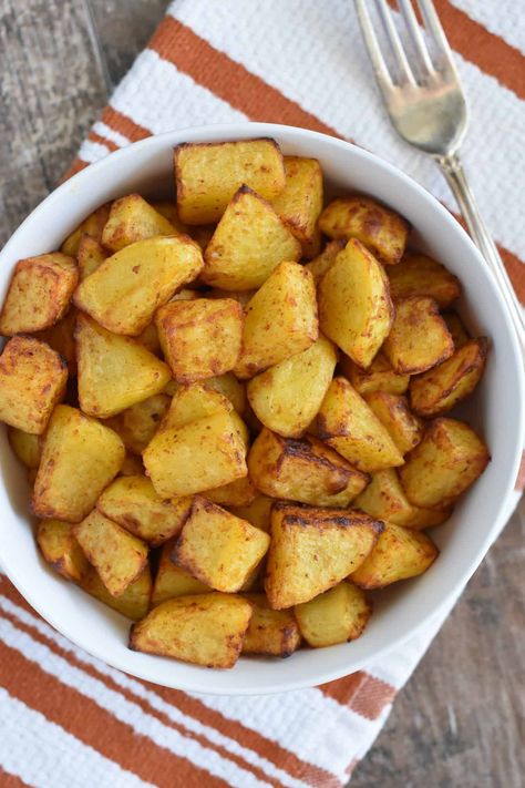 Air Fryer Home Fries, Fries In Air Fryer, Vegan Breakfast Casserole, Frozen Sweet Potato Fries, Freeze Sweet Potatoes, Breakfast Sides Dishes, Tempeh Bacon, Breakfast Sides, Easy To Make Breakfast