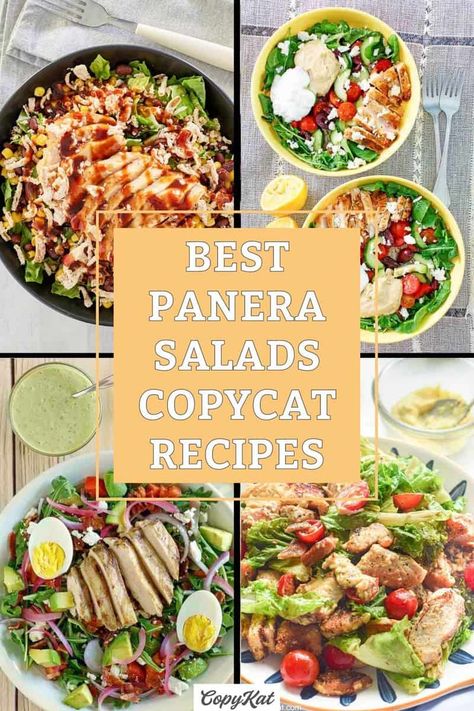 Salad Panera Copycat, Copycat Panera Salads, Copycat Panera Chicken Salad Recipe, Copycat Restaurant Salads, Just Salad Copycat, Greek Goddess Salad Panera, Pret A Manger Copycat Recipes, Panera Bread Salad Recipes, Panera Salad Recipes Copycat