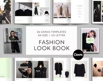 RubyLobster - Etsy UK Canva Magazine, Lookbook Template, Catalog Template, Book Catalogue, Fashion Design Portfolio, Ebook Template, Trending Products, Marketing Template, Fashion Catalogue