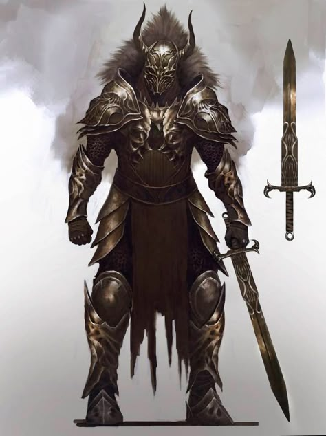 Evil Knight, Armor Design, Knight Art, Knight Armor, Fantasy Armor, Armors, Armor Concept, Fantasy Warrior, Fantasy Rpg