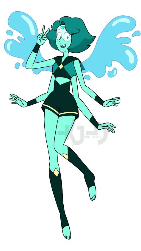 Turquoise Steven Universe, Fusion Steven Universe, Lapidot Fanart, Lapis Steven Universe, Steven Universe Fan Fusions, Steven Universe Lapidot, Cristal Gems, Steven Universe Fusion, Lapis Lazuli Steven Universe