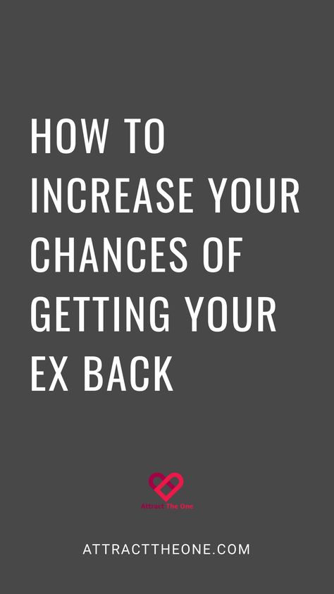 How to increase your chances of getting your ex back. AttractTheOne.com How To Get An Ex Back, How To Get Ex Back, How To Get Your Ex Back, Get Ex Back, Manage Emotions, He Has A Girlfriend, Bad Breakup, Get Your Ex Back, Rebuilding Trust