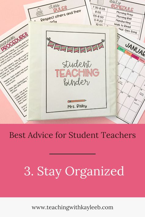 Teaching Binder Organization, Student Teacher Resources, Student Teaching Portfolio, Student Teacher Portfolio, Why I Teach Binder, Student Teaching Must Haves, Student Teacher Essentials, Student Teacher Must Haves, Teaching Portfolio For New Teachers