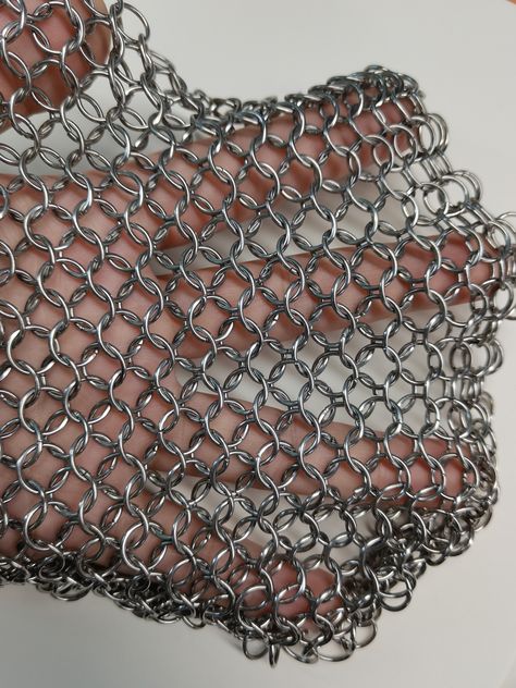 Ring Mesh Curtain Chainmail Curtain, Chain Mail, Wire Mesh, Metal Mesh, Curtain Decor, Steel Ring, Stainless Steel Rings, Metal Rings, Mesh