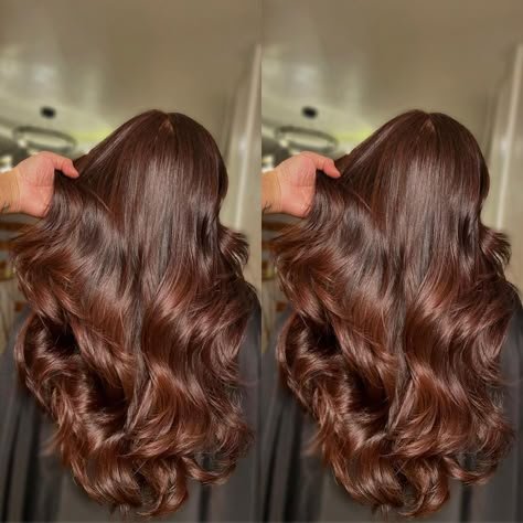 Low Maintenance Red Brown Hair, Brown Reddish Hair, Brown Hair With Red Undertones, Fall Hair Inspiration, Brownish Red Hair, Reddish Brown Hair Color, Reddish Brown Hair, Chestnut Hair, Chestnut Hair Color