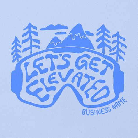 PREMADE DESIGN “Let’s Get Elevated” available for purchase. Perfect for multiple types of apparel, merchandise, print mediums, and more 🫶. “Business Name” is for placeholder purposes and will be customized upon purchase. Colours are also customizable. Rights and design to be sold to one person only. DM to purchase! 🌀⛷️🌲 • • • #premadedesigns #illustration #graphicdesign #graphicdesigners #illustrationartists #appareldesign #logodesign #merchandise #adobe #adobecreativesuite #creativecloud #pr... Illustration Artists, Graphic Designs, Apparel Design, Business Names, Gender Neutral, Logo Design, Graphic Design, Let It Be