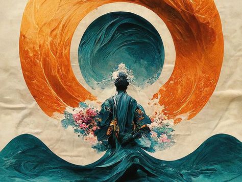 10 Unique Ways to Access Your Subconscious Orange, Anime, Blue, Art