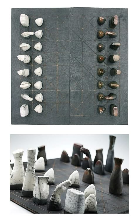 Ceramic Chess Set, Diy Chess Set, Surreal Garden, Traditional Library, Chess Design, Chess Set Unique, Chess Master, Chess Boards, Check Mate