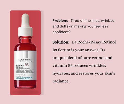 No more wrinkles or dullness! Boost your skincare routine with Retinol B3 Serum for visibly younger-looking skin. 🌸 🔗 https://purebeauty.pk/product/la-roche-posay-retinol-b3-serum-30-ml/ . . . . . . . . . #purebeauty #larocheposaypakistan #antiagingsolution #glowingskin Skincare Routine With Retinol, Retinol Serum, Roche Posay, La Roche Posay, Younger Looking Skin, Beauty Skin Care Routine, Pure Beauty, Reduce Wrinkles, Dull Skin