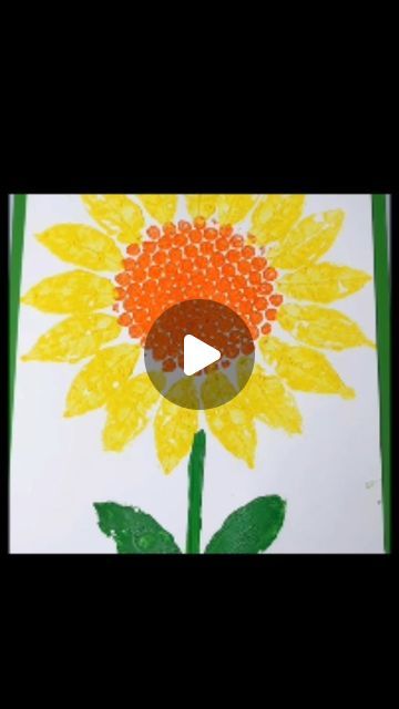 jiya kewalramani on Instagram: "Easy activitys for kids ❤️✨ 
#shorts #activitysforkids #trending
#trendingreels" Children's Day Activity Preschool, Children Day Activity For Preschool, Sunflower Activity For Preschool, Flower Activity Preschool, Painting Ideas On Canvas For Kids, Sunflower Art For Kids, Diy Flower Painting, Children's Day Activities, Sunflower Crafts