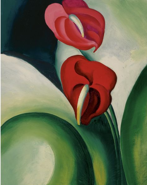 Georgia O’Keeffe: Anthurium (1923) O Keeffe Paintings, Georgia Okeeffe, Georgia O Keefe, Milwaukee Art, Milwaukee Art Museum, Georgia Okeefe, William Adolphe Bouguereau, O Keefe, Georgia O Keeffe