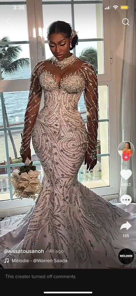 My Dream Wedding, Wedding Fancy, Extravagant Wedding Dresses, Glam Wedding Dress, Extravagant Wedding, Stylish Wedding Dresses, Fancy Wedding Dresses, Fancy Wedding, Womens Wedding Dresses