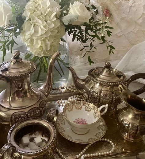 Everything Vintage And Shabby | Enjoy your tea time🌿🌸🌿 #victorian #teacupsandsaucerscollectors #TeaTimeBliss #TeacupSet #tea #teacupsandsaucerscollection #teacup #teacupcoll... | Facebook Tea Party Aesthetic Vintage, Tea Set Aesthetic, Victorian Tea Room, Dream Core, Vintage Tea Set, Vintage Tea Sets, Oc Board, Vintage Tea Party, Tea Sets Vintage