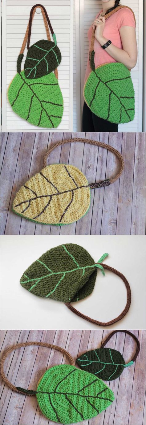 Just look at these beautiful and most creative bag that we have searched for you to crochet. We have free pattern of course By Erin Sharp and thanks for everything for that. Crochet Leaf Bag Free Pattern, Leaf Bag Crochet, Crochet Leaf Bag, Diy Crochet Purse, Leaf Bag, Crochet Leaf, Crochet Leaf Patterns, Bag Inspiration, Purse Crafts