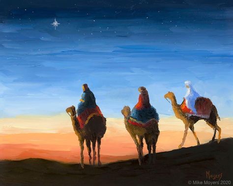 Mormon Art, Christmas Devotional, Roi Mage, We Three Kings, Images Of Christ, Temple Pictures, Lds Art, Three Wise Men, King Art