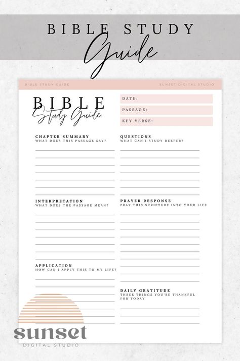 Bible Study Format, Bible Planner Printables, Bible Study Sheets Printables, Bible Study Template Free, Bible Study Pages Printable, Christian Bible Study Printables, Bible Notes Template, Bible Study Guide Printable Free, Bible Study Sheets