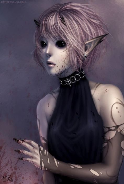 Changeling Elf Art, Heroic Fantasy, Fantasy Races, Dungeons And Dragons Characters, Dnd Art, Dark Elf, Arte Fantasy, Fantasy Inspiration, Dnd Characters