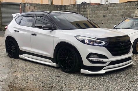 Hyundai Creta Modified, Hyundai Tucson Modified, Tucson Tuning, Toyota Small Cars, Santa Fe Car, Tucson Hyundai, Hyundai Suv, Hyundai Tucson 2016, Car Modified