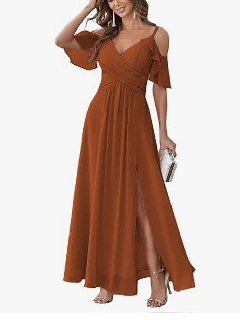 Military Ball Gowns, Off Shoulder Bridesmaid Dress, Junior Party Dresses, Orange Bridesmaid Dresses, Bridesmaid Dresses Long Chiffon, Womens Wedding Dresses, Evening Party Gowns, Long Bridesmaid Dress, Formal Party Dress