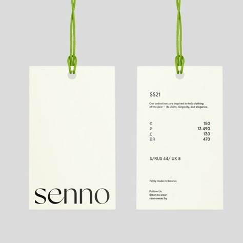 Hang Tags Clothing, Clothing Labels Design, Hang Tag Design, Luxury Packaging Design, Labels Design, Packaging Ideas Business, Branding Design Packaging, 카드 디자인, Bold Logo