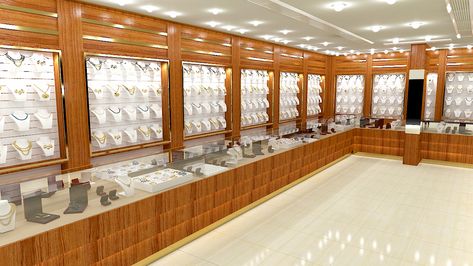 Gold Shop Interior Design, Jewellery Shop Counter, Store Fixtures Design, Fixtures Design, Shop Counter Design, Emerald Stone Rings, Dubai Gold Jewelry, Jewelry Store Design, Shop Counter