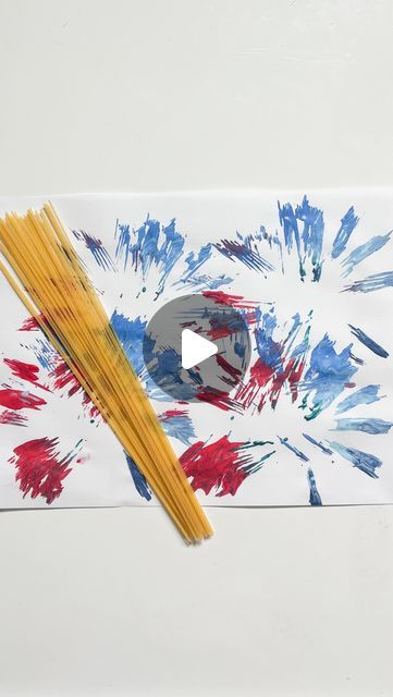 Lindsey BenGera | Sprinkle in Learning® on Instagram: "Spaghetti Fireworks 🎆 Give this fun craft a try and decorate your walls with some beautiful fireworks! 

#sprinkleinlearning #craftforkids #artsandcrafts #artsandcraftsforkids #artforkids #artideasforkids #homeschoolart #littleartist #littleartists #paintingwithatwist #paintingwithkids #kidsart #kidsartwork #artideas #holidayart #4thofjuly #fourthofjuly #firework #fireworks #fireworks🎆 #holidaycrafts #kidsactivity #kidsactivities #activitiesforkids #activitiesfortoddlers #activitiesforchildren #preschoolactivities #preschoolideas" Fireworks Crafts For Toddlers, Fireworks Kids Crafts, Fireworks Craft For Kids, Holiday Crafts Gifts, Fireworks Craft, Kids Artwork, Homeschool Art, Holiday Art, Diy Crafts For Kids