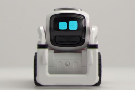 While Cozmo sleeps, it snores. The small robot — shaped like a miniaturized bulldozer with a CRT monitor for a cockpit — sits in a charging dock, waiting to be awoken. Like Pixar’s adorably... Robot Assistant, Cozmo Robot, Travel Tech Organizer, Robotic Toys, Gadgets Technology, Tech Toys, Travel Tech, Wall E, Women Travel