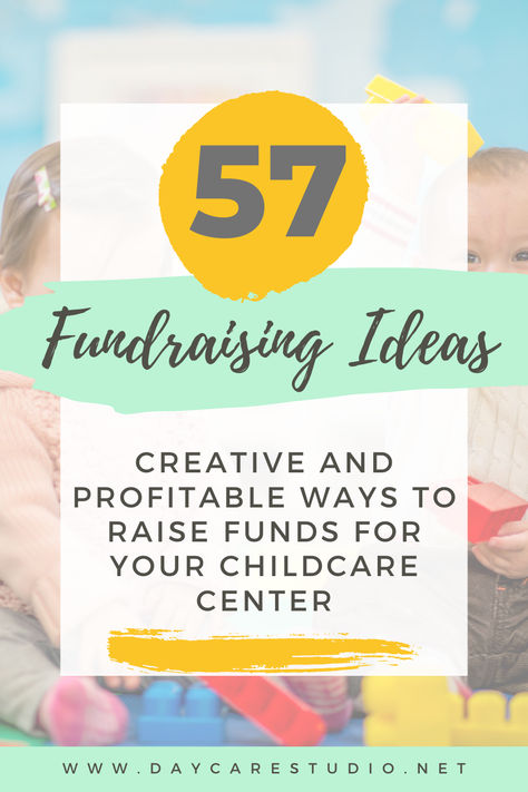 I know you’re always looking for new ways to bring a little extra support to your childcare center—and sometimes, a fresh fundraising idea is just what you need to make it happen! 

That’s why I’ve put together something special for you: 57 Fundraising Ideas for Childcare Centers: Creative and Profitable Ways to Raise Funds.

Click the link to dive into the article and find your next big fundraiser! Daycare Fundraiser Ideas, Daycare Fundraising Ideas, Daycare Schedule, Daycare Signs, Creative Fundraising, Parent Handbook, Starting A Daycare, Daycare Forms, Childcare Business