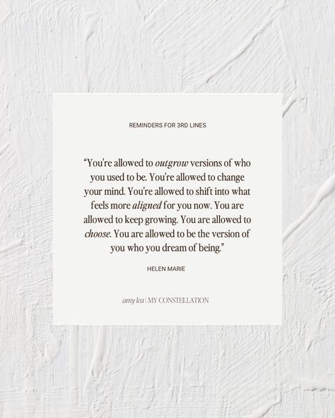 The art of starting over. A love language. —- I’m contemplating having a Q&A night at @lestudioyeg to talk about the art of starting over. If you are interested, let me know in the comments. Or you can join my newsletter and you will not miss the announcement. Here are some of my favourite quotes about starting over or reinventing yourself. It’s always available to us. #startingover #reinventing #healingjourney #loveyourself #selflove You Can Always Start Over, Reinventing Yourself Quotes, Quotes About Starting, Starting Over Quotes, Reinventing Yourself, A Love Language, Love Language, Love Languages, Healing Journey