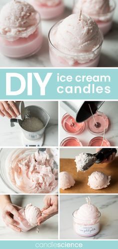 Candles Videos, Candle Making Recipes, Handmade Candles Diy, Diy Candles Easy, Diy Candles Homemade, Wax Candles Diy, Homemade Scented Candles, Cream Candles, Soya Mumu