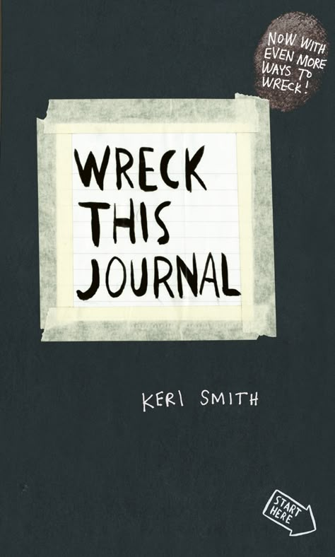 Wreck This Journal: To Create is to Destroy, Now With Even More Ways to Wreck!: Amazon.co.uk: Smith, Keri: 9780141976143: Books Door Penguin, Wreck This Journal Everywhere, Keri Smith, The Lunar Chronicles, Cool Journals, Wreck This Journal, Penguin Random House, Got Books, Penguin Books