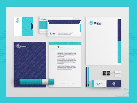 Medical Stationary Design, Branded Stationary, Corporate Stationary, Indesign Layout, School Designs, Stationary Branding, Corporate Stationery, Identity Package, Minimal Branding