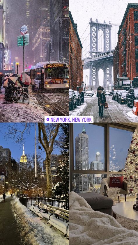 Dream Trips Destinations, New York Aesthetic Winter, Travel Infographic, Holiday Travel Destinations, Top Places To Travel, Travel Inspiration Destinations, Adventure Travel Explore, Dream Vacations Destinations, Another Country