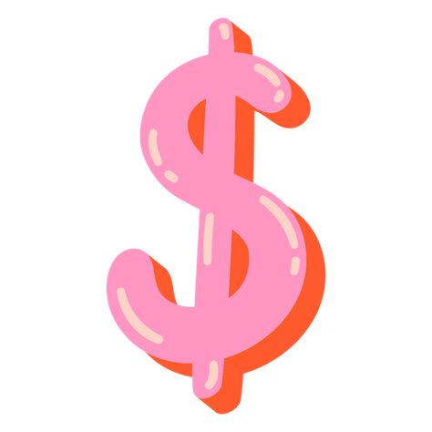 Dollar Signs Aesthetic, Money Symbol Aesthetic, Dollar Sign Aesthetic, Money Png Icon, Money Graphic Design, Dollar Illustration, Money Symbols, 2024 Icon, 2024 Prayer