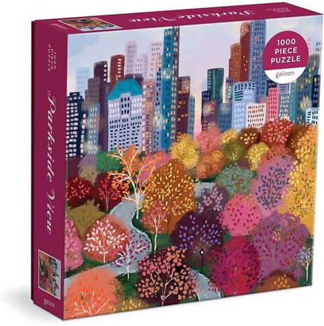 Amazon.com: Galison Parkside View 1000 Piece Puzzle in a Square Box from Galison - 1000 Piece Puzzle for Adults, Beautiful Illustrations from Joy Laforme, Thick and Sturdy Pieces, Idea : Galison, Laforme, Joy: Toys & Games Joy Laforme, Autumn Puzzle, Fancy Chocolate, 300 Piece Puzzles, Gifts 2022, Puzzle For Adults, 1000 Piece Puzzle, City Park, 500 Piece Puzzles