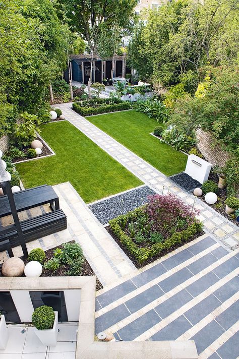 Garden ideas: 65 ways to enhance your outdoor space | Real Homes Modern Japanese Garden, Moderne Have, Modern Garden Landscaping, Modern Backyard Landscaping, Japanese Garden Design, Modern Landscape Design, Modern Garden Design, Landscape Designs, Have Inspiration