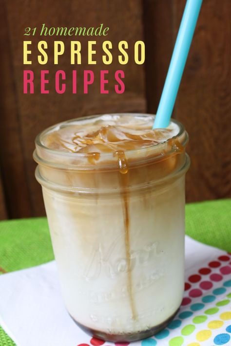 Blended Drink Recipes, Iced Caramel Macchiato Recipe, Homemade Espresso, Espresso Drink Recipes, Caramel Macchiato Recipe, Iced Caramel Macchiato, Macchiato Recipe, Cold Drinks Recipes, Ice Caramel Macchiato