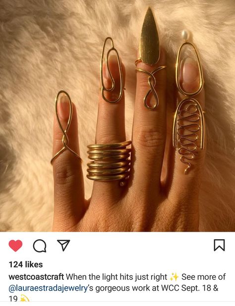 Golden Morning, Light Nails, Loc Jewelry, Face Jewellery, Nail Ring, Diy Wire Jewelry, Nail Jewelry, Dope Jewelry, Handmade Wire Jewelry