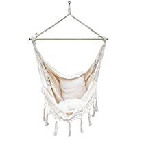 Check this out at Amazon Rope Ceiling, Rope Hammock Chair, Hanging Chair Indoor, Macrame Swing, Rope Hammock, Outdoor Hammock, Outdoor Living Patio, Hammock Chair, Comfy Chairs