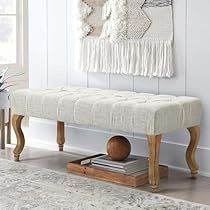 Dining Room Beige, Upholstered Entryway Bench, Foyer Dining Room, Padded Bench, Accent Bench, Living Room Foyer, End Of Bed Bench, Tufted Ottoman, Bed Bench