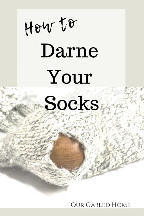 How To Darn Socks, Darning Socks, Our Gabled Home, Crochet Blouses, Mending Clothes, Make Do And Mend, Stylish Crochet, Hand Knit Socks, Yarn Store